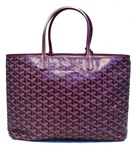 purple goyard tote